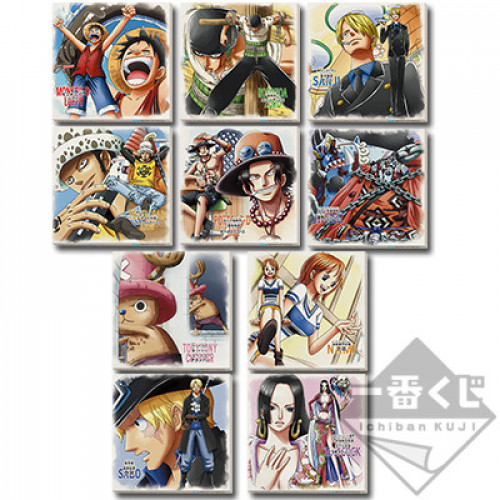 فن Ichiban Kuji One Piece STORY-AGE C Prize Canvas...