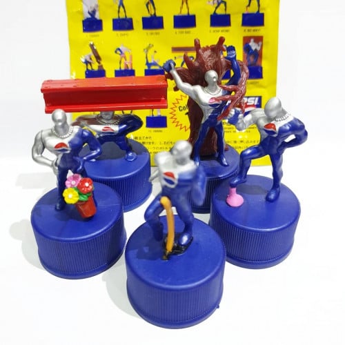 ايام الطيبين Pepsiman Bottle Caps - Various Shapes