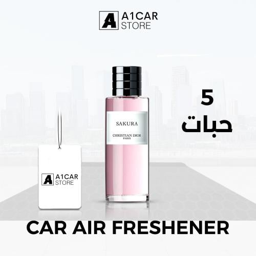 5 حبات معطر هواء للسيارات برائحه الساكورا
