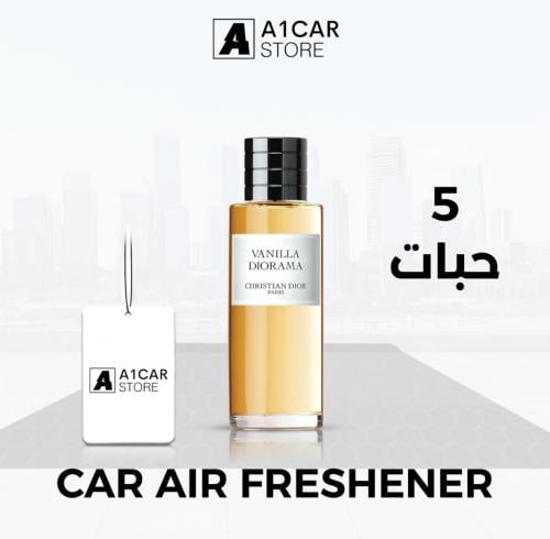 5 حبات معطر هواء للسيارات برائحه الفانيلا