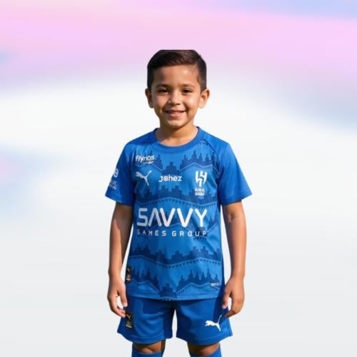 طقم الهلال الاول للأطفال موسم 2025/2026