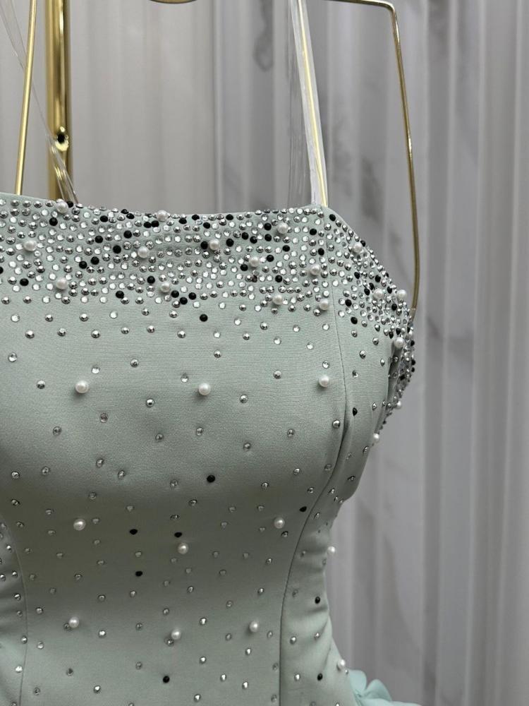 فستان نسائي سهرات أصلي قماش باربي من متجر الأسطورة بمقاسات متعددة