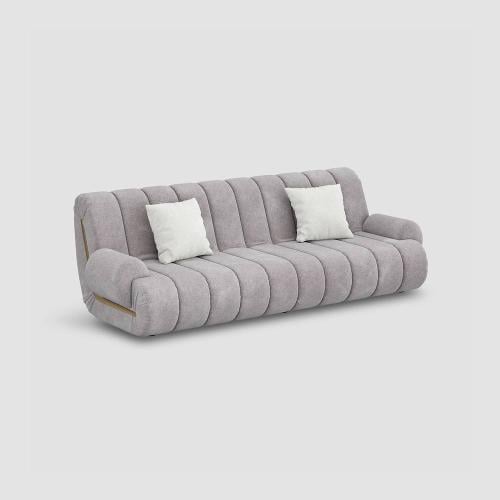 كنبة مودرن قماش مخمل مقاس 220x88x37 سم
