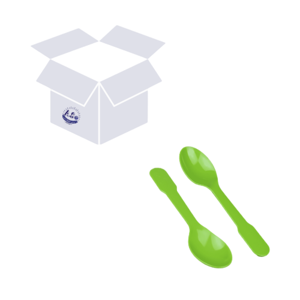 عسق ملاعق ايسكريم 100 حبة