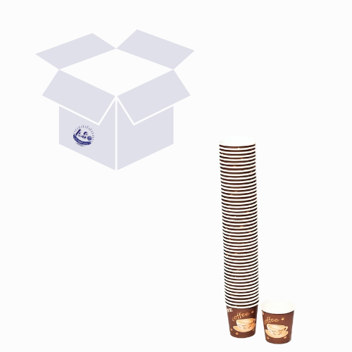 كرتون كاسات قهوة 2.5 اونص