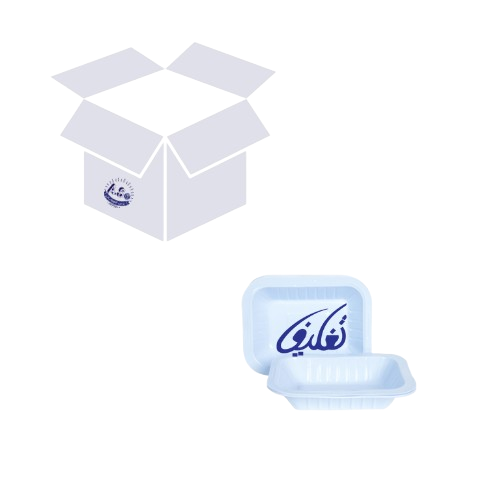 كرتون التغليف صحون بلاستيك رقم 0.5