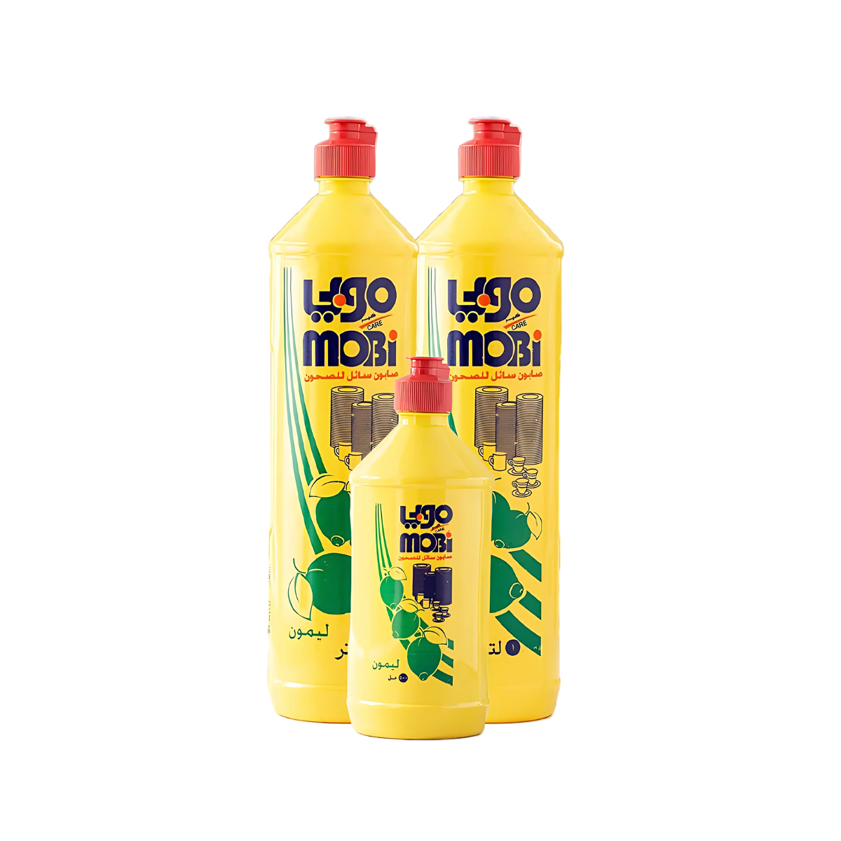 موبي سائل صحون 1 + 1 لتر + 500 مل