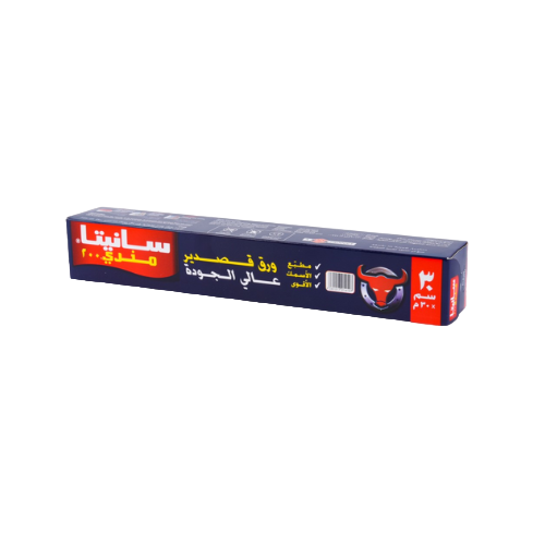 سانيتا ورق قصدير مندي 30 سم 30 متر