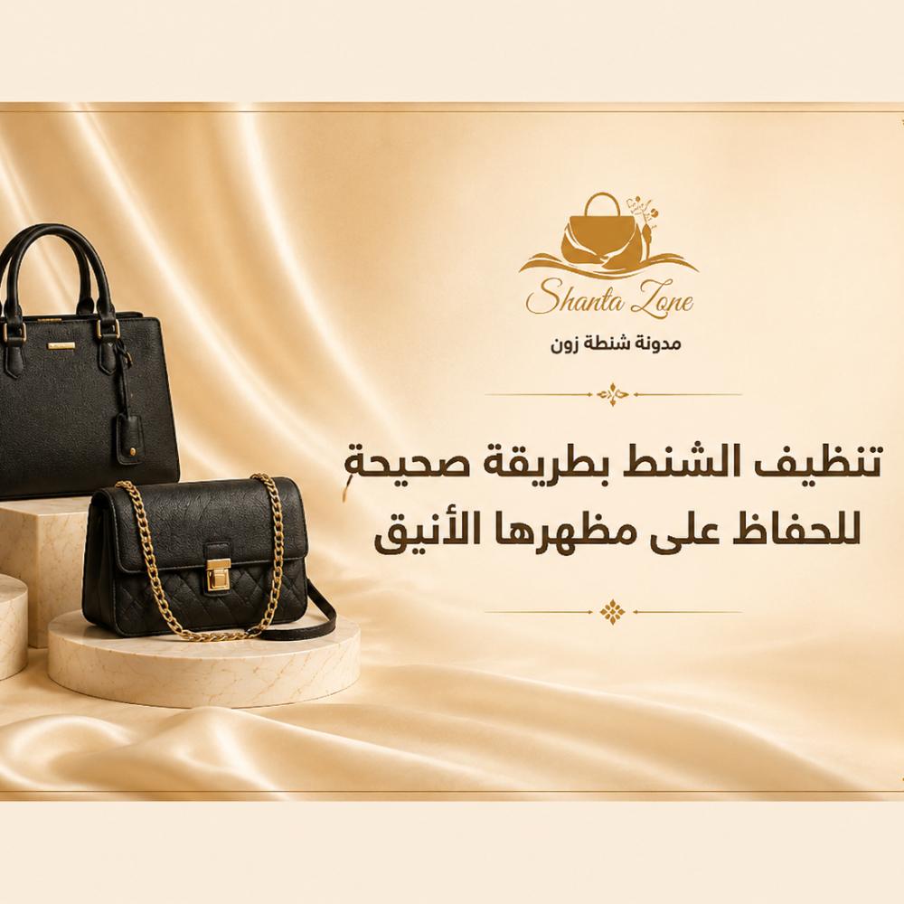 تنظيف الشنط بطريقة صحيحة للحفاظ على مظهرها الأنيق