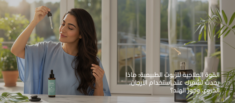 القوة العلاجية للزيوت الطبيعية : ماذا يحدث لشعرك عند استخدام الأرجان، الخروع، وجوز الهند؟