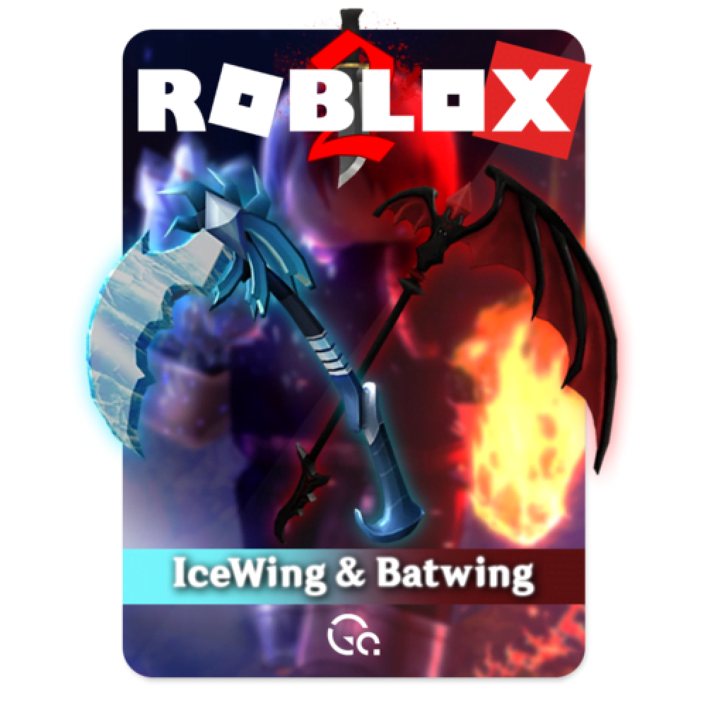 Roblox - Murder Mystery 2] Batwing + Icewing, FAST DELIVERY