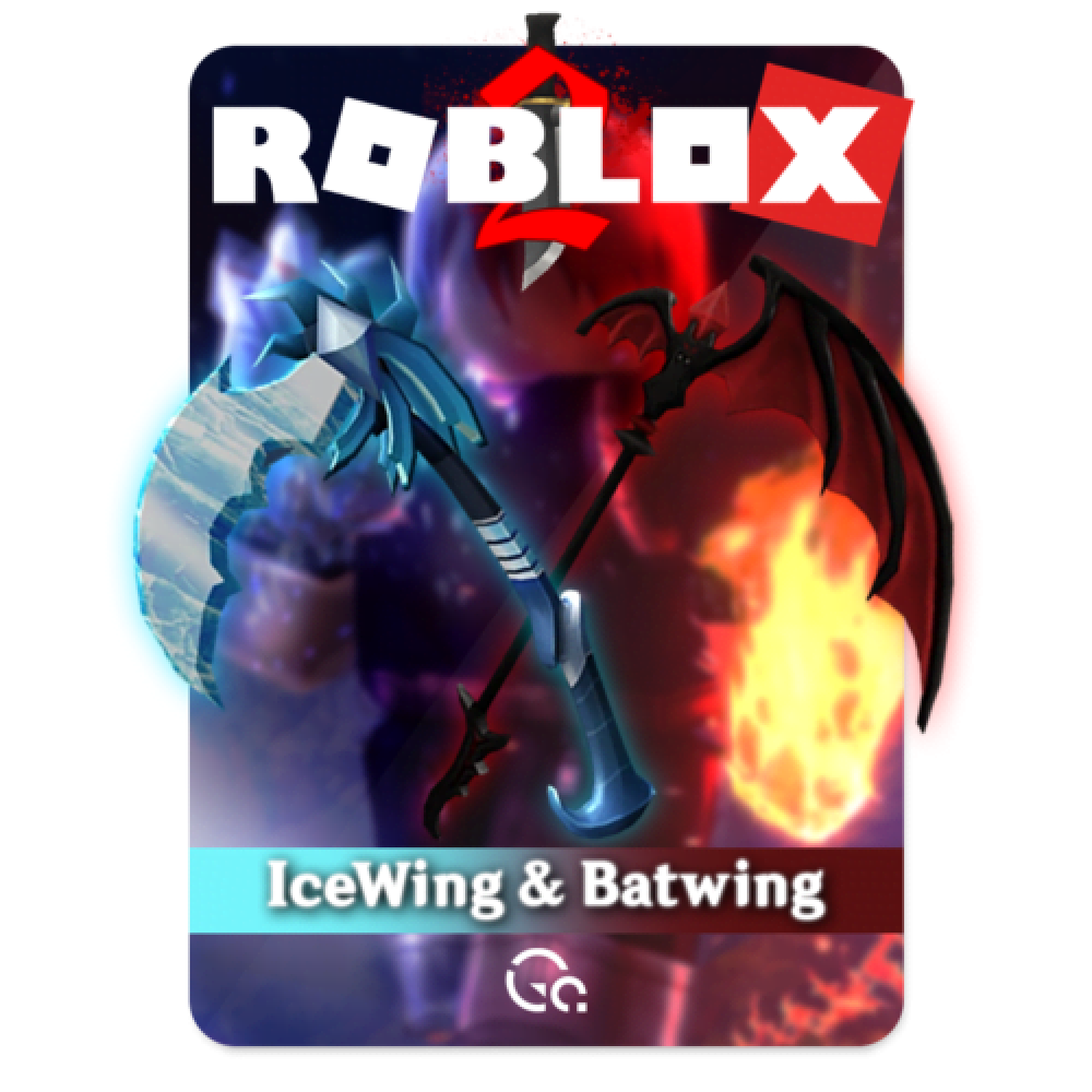 Roblox - Murder Mystery 2] Batwing + Icewing, FAST DELIVERY