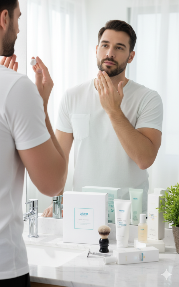 العناية بالبشرة للرجال ليست رفاهية: اكتشف الروتين المثالي لبشرة صحية