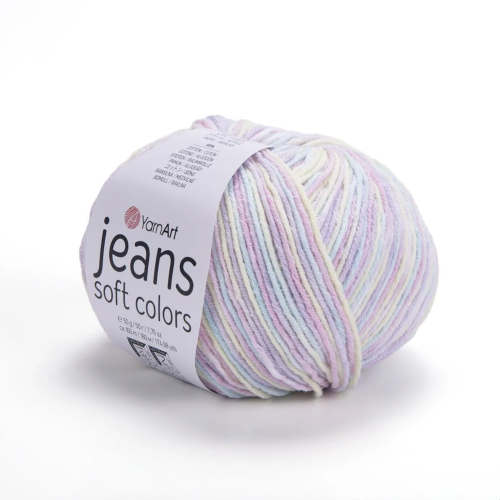 يارن ارت جينز  سوفت كلر 6212  YarnArt Jeans Soft Color