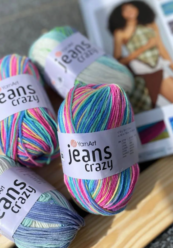 يارن ارت جينز كريزي 8215 YarnArt Jeans Crazy