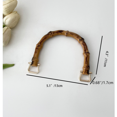 يد شنطة  قطعة وحدة بلاستيك بشكل خشبي