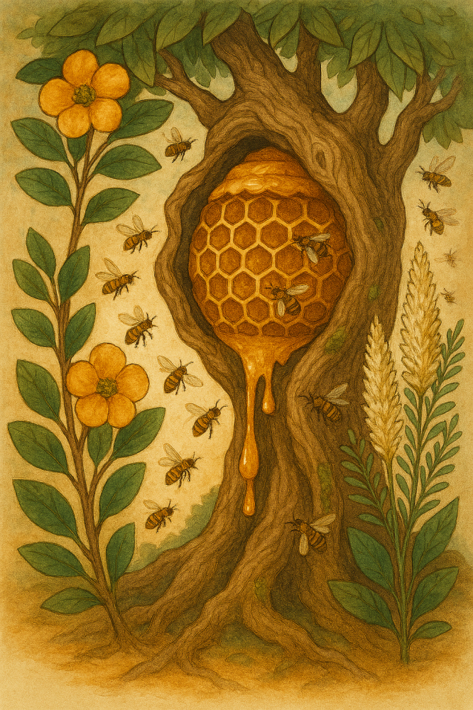 لماذا العسل احياناً لا يكون صافي من زهرة واحدة؟