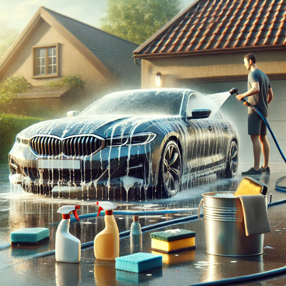 غسيل سيارات بالمنزل