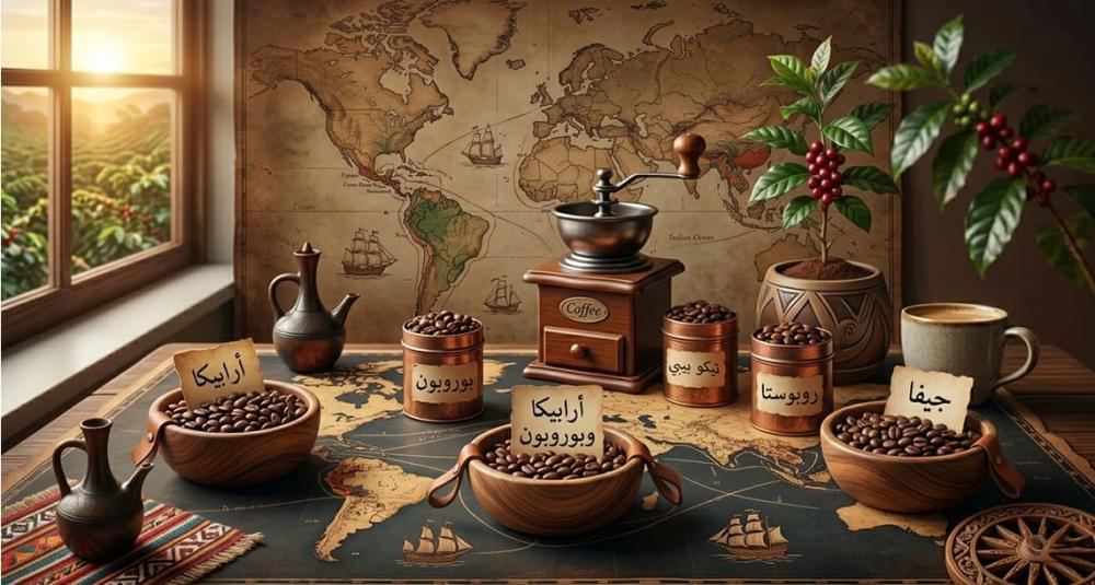 أشهر أنواع حبوب القهوة حول العالم