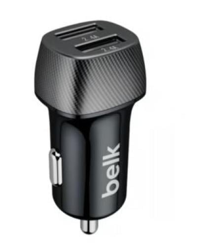 شاحن سيارة مزدوج USB بقوة 24 وات