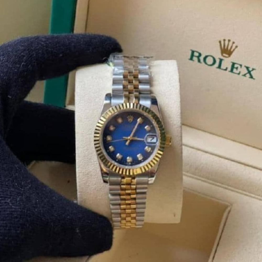 ساعه رولكس نسائي datejust 28mm كريستال
