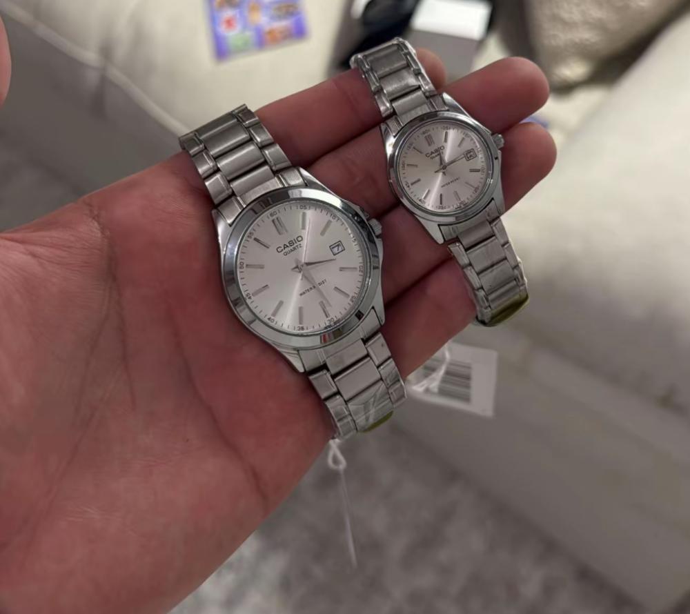 بكج ساعات كاسيو كبلز فضي