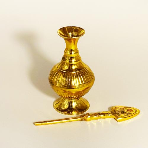 مكحلة نحاسية هندية ( R )