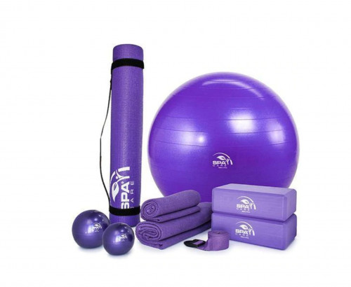 مجموعة يوجا بنفسجية 1