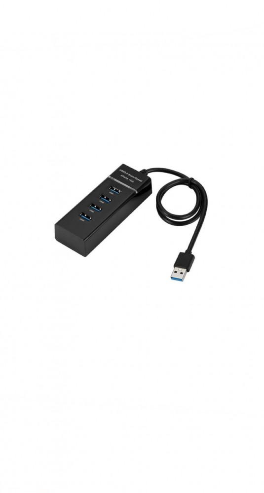كابل محول بأربعة منافذ USB .