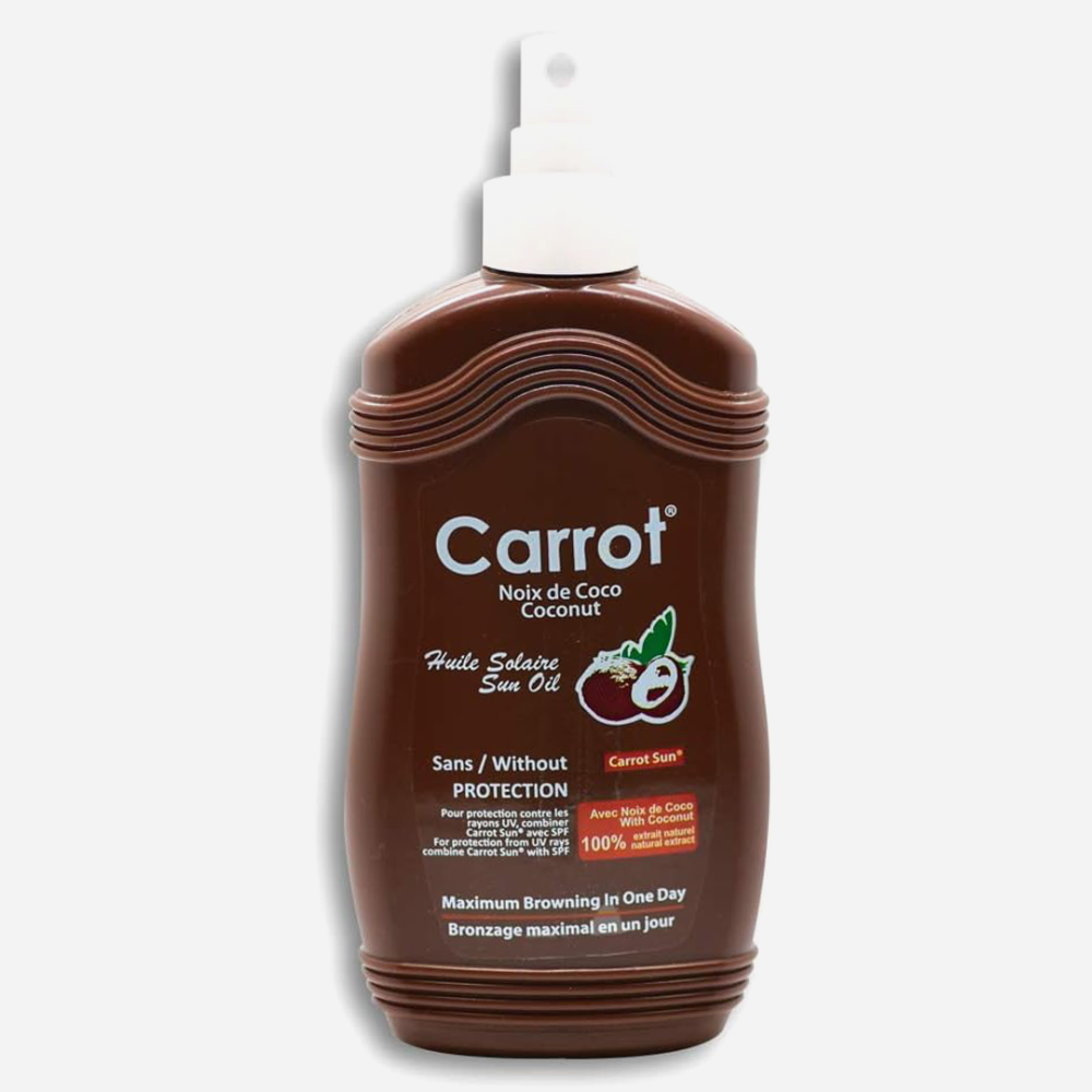 كاروت صن COCONUT زيت تسمير 200 مل
