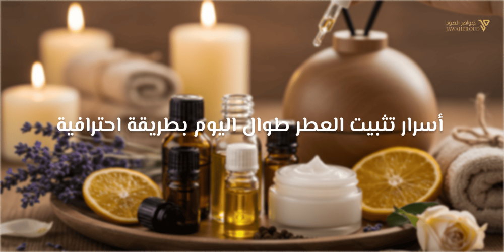 طرق تثبيت العطر
