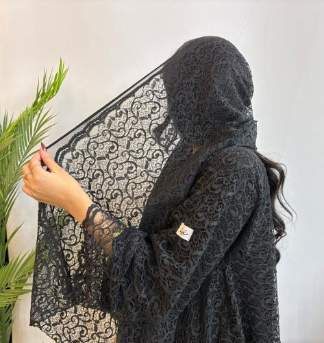 عبايه الرشه اسود