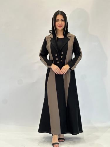عبايه بليزر بيج غامق