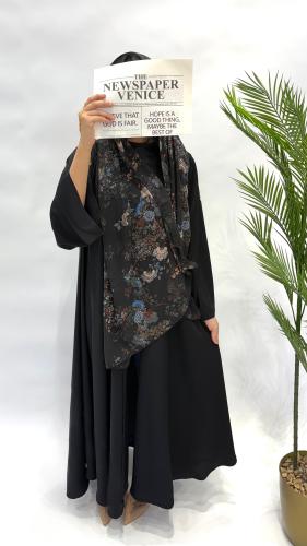 عبايه سيرا لون اسود