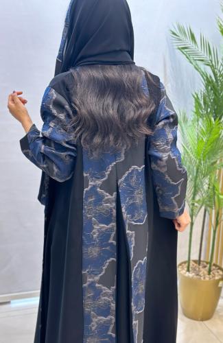 عبايه ترف كحلي