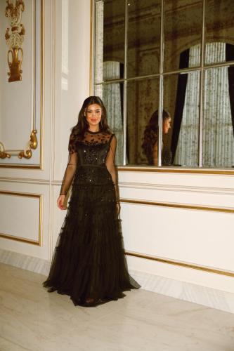 فستان سهرة اسود