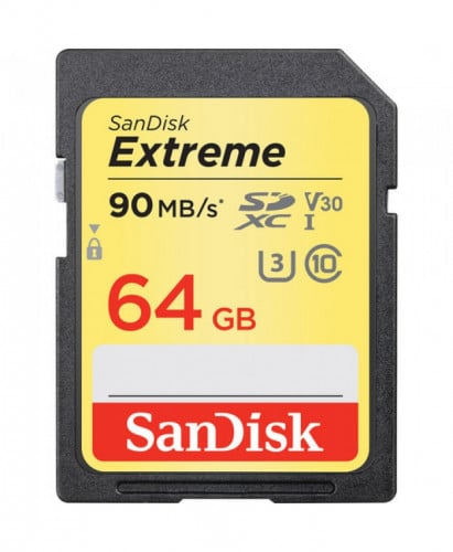 SanDisk 64GB Extreme UHS-I SDHC Memory Card Class...