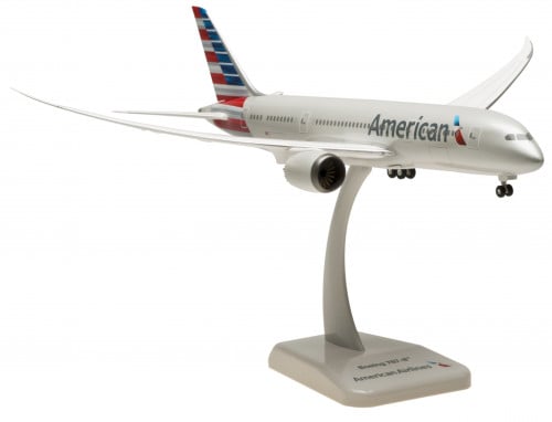 مجسم الخطوط الامريكية B787-8 مقاس 1:200