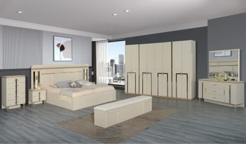 غرفة نوم عصرية 8 قطع