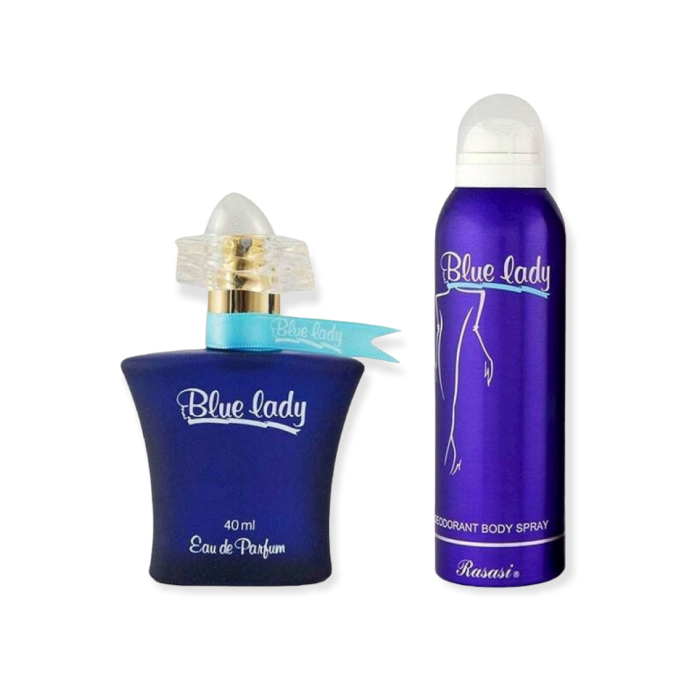عطر رصاصي بلو لادي وذ ديو سبراي 40\50 مل