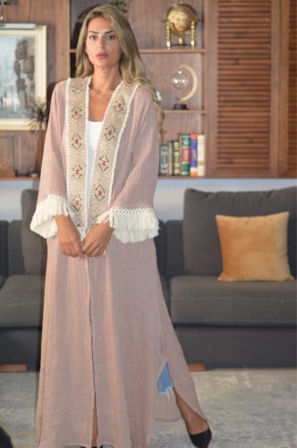 عباية لينن مكسر