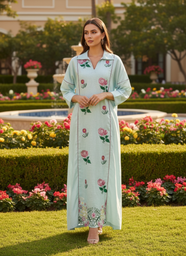 ثوب مطرز حافة جوبير