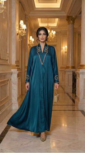 عباية لينن مغسول فخمة