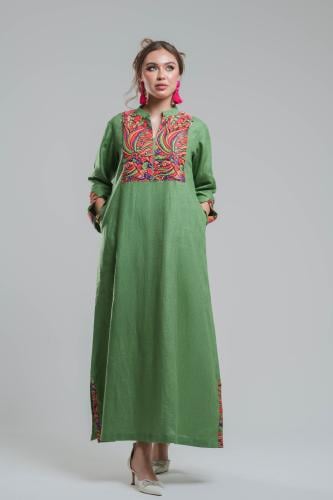 ثوب لينن مع ججكارد