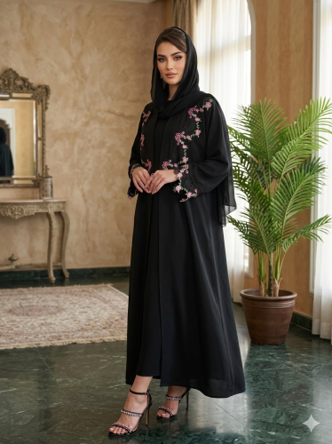 عباية كريب بورود