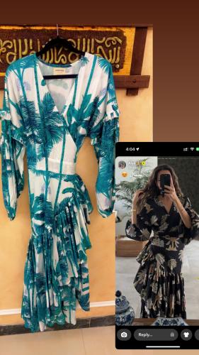 فستان إسباني مشجر