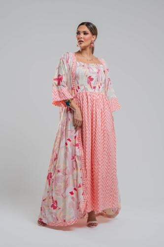 طقم عباية بفستان