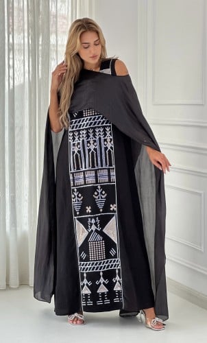 فستان مع شال