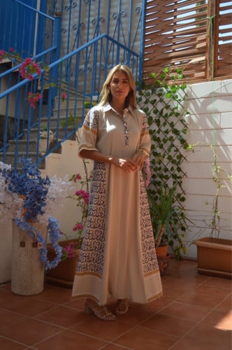 ثوب قطن بحروف عربية