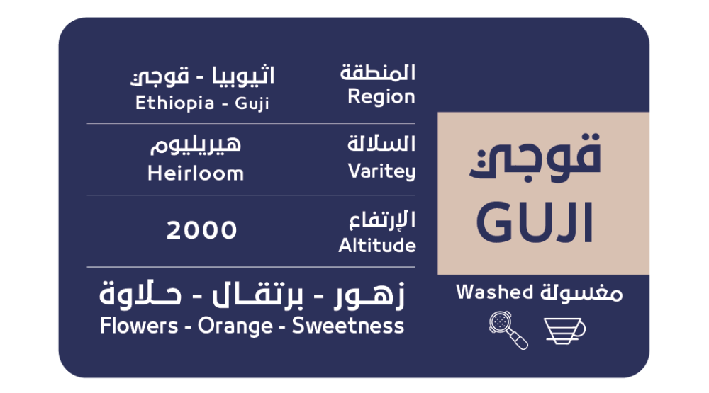 قوجي - اثيوبي مغسول - 250 قرام